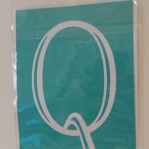 NEW Chalk Couture Q Monogram Transfer